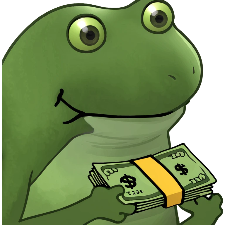 Happy money emoji