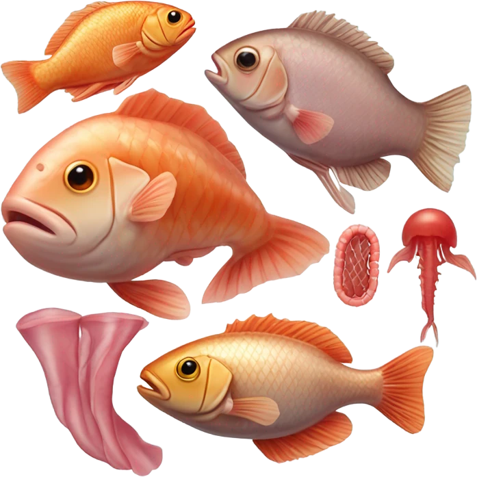 Fish organs  emoji