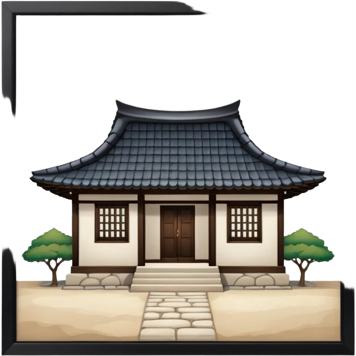 korean house Hanok emoji