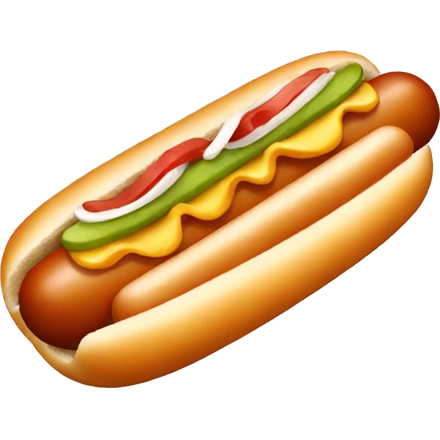 hot dog emoji