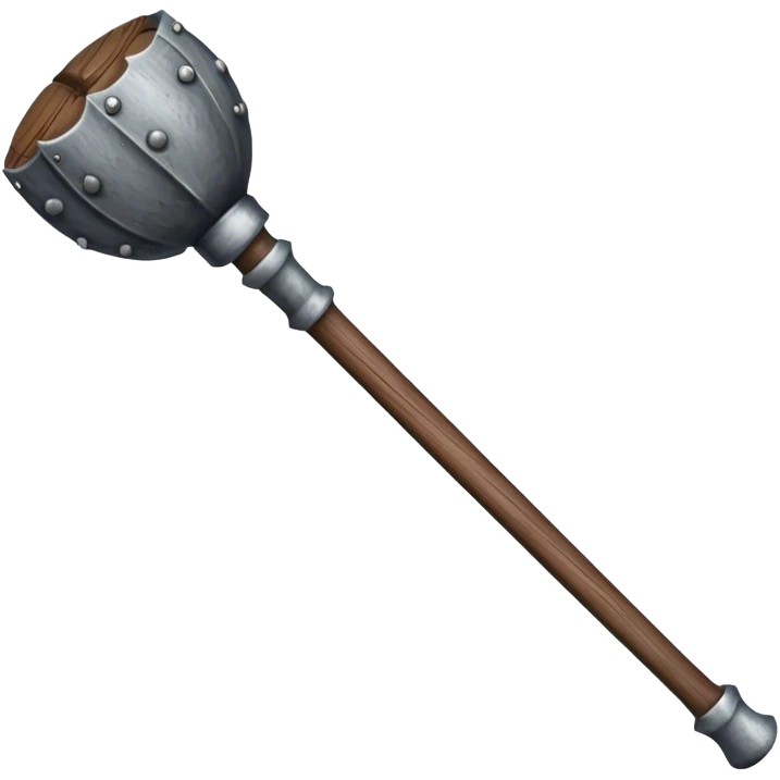 medieval mace emoji