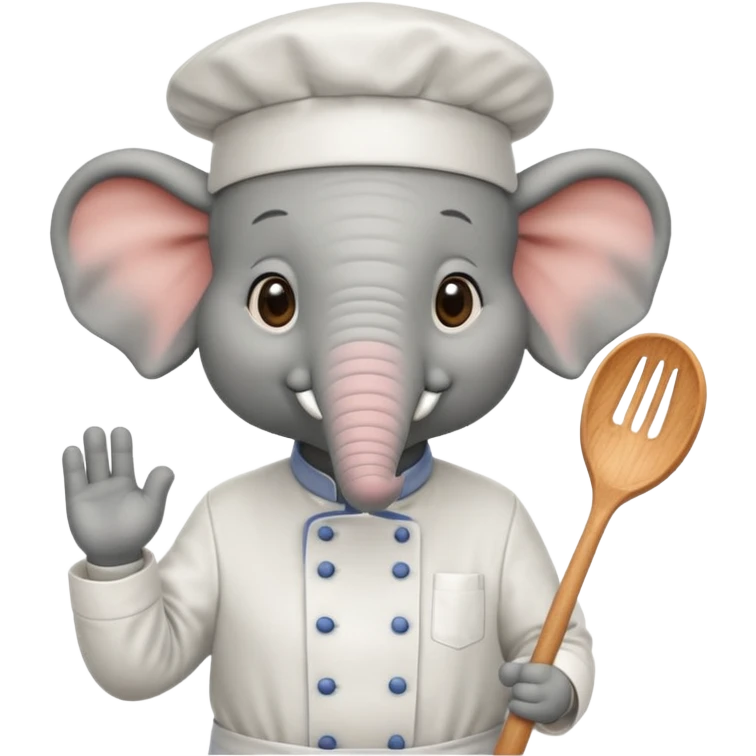 chef elephant emoji