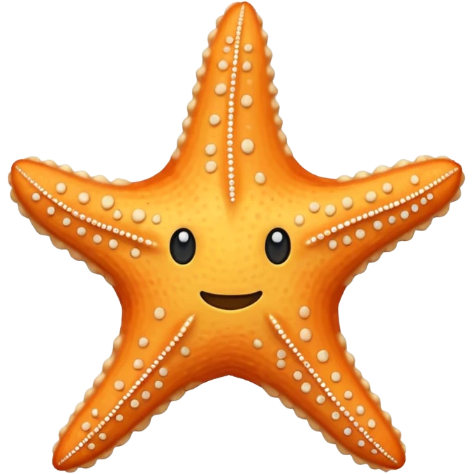 off white star fish emoji