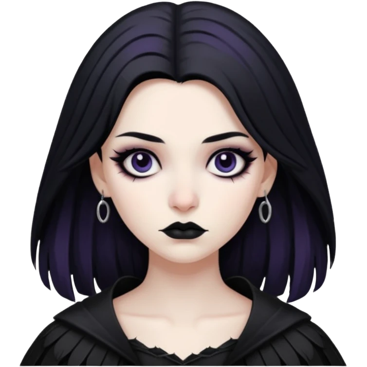 Raven goth emoji