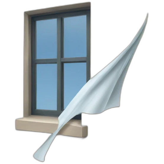 wind coming from a window emoji