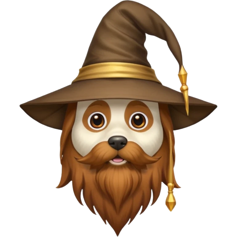Dog wizard emoji
