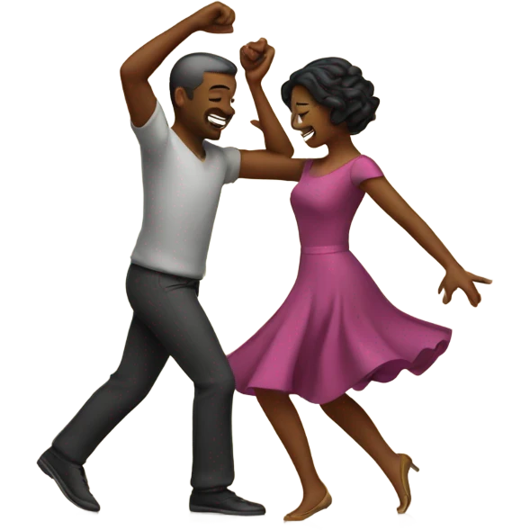 Couple dancing emoji