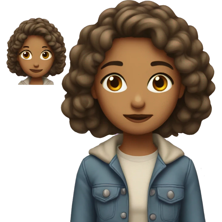 menina mlaa emoji