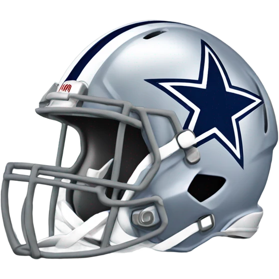 Dallas Cowboys helmet  emoji