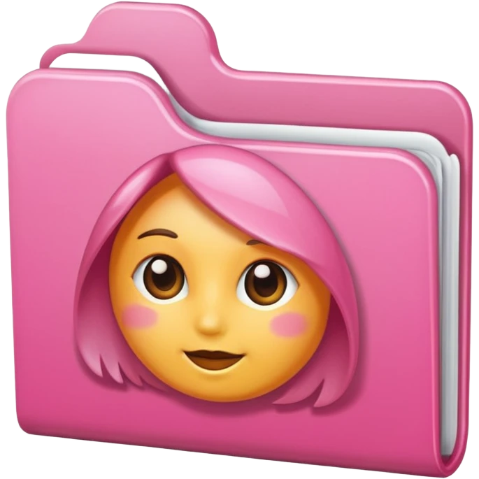 make an archive file with girly pink tones. emoji