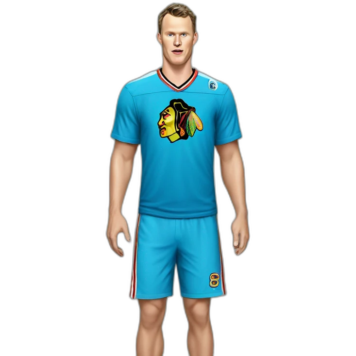 Jonathan Toews as a beach bum  emoji