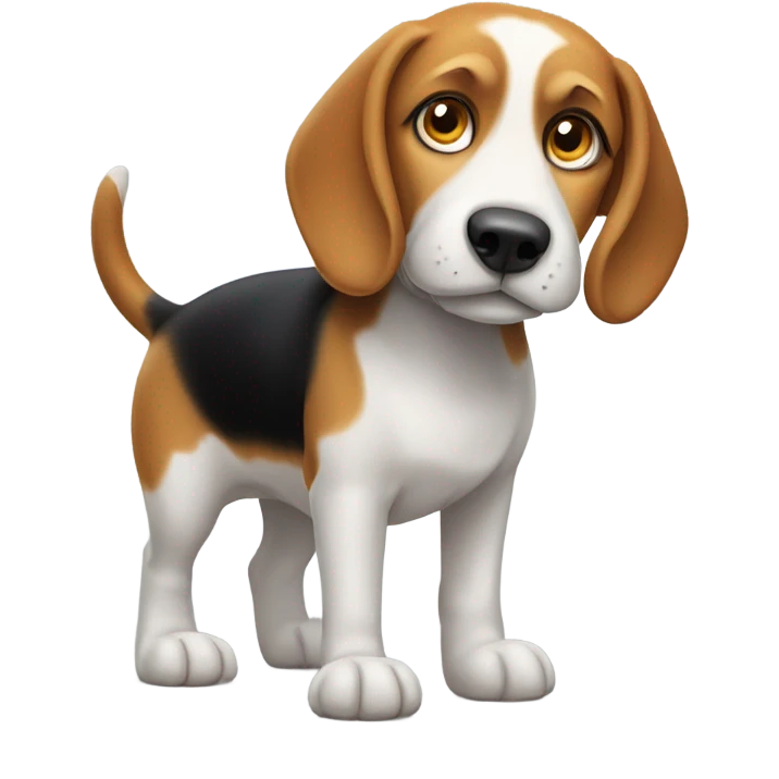 Beagle dog friendly emoji