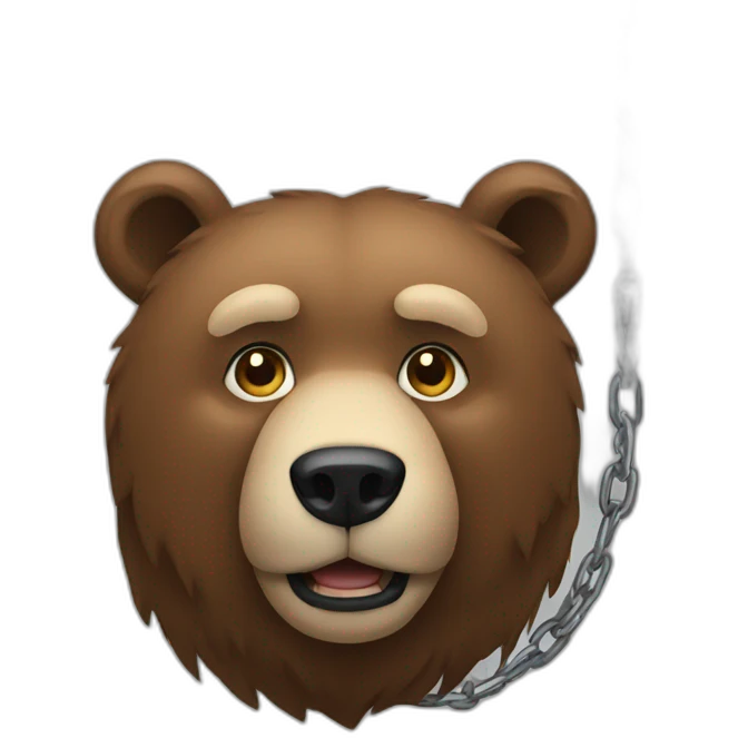 bear-chain emoji