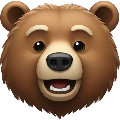 grizzly bear emoji
