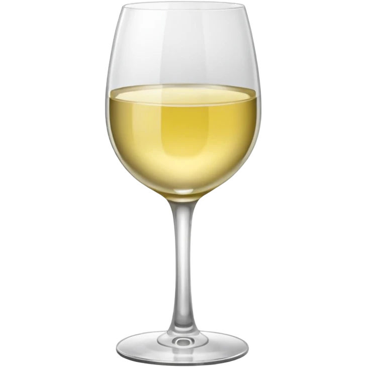 White wine glass emoji
