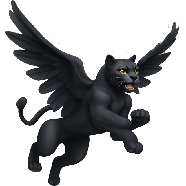 winged panther emoji