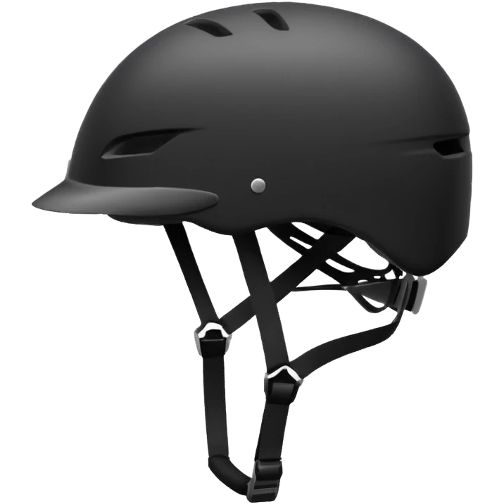 Black Bicycle Helmet emoji