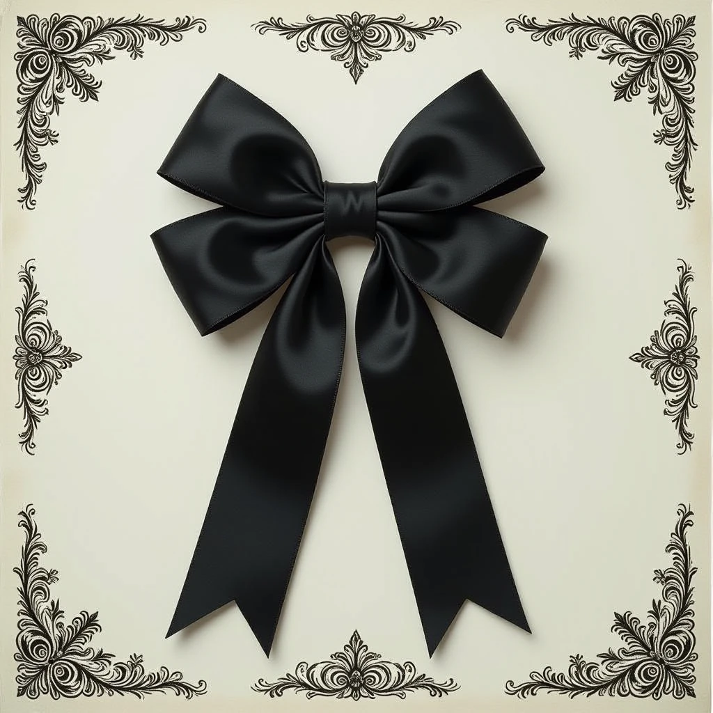 gothic bow emoji