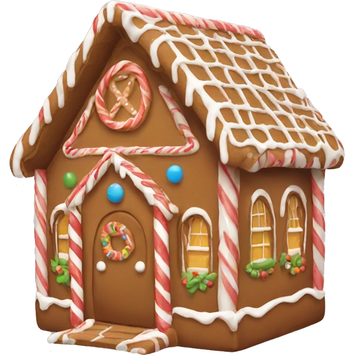 gingerbread house emoji