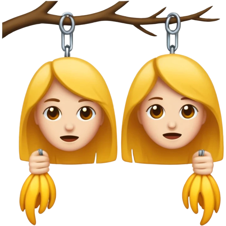 Two dead women hanging out emoji