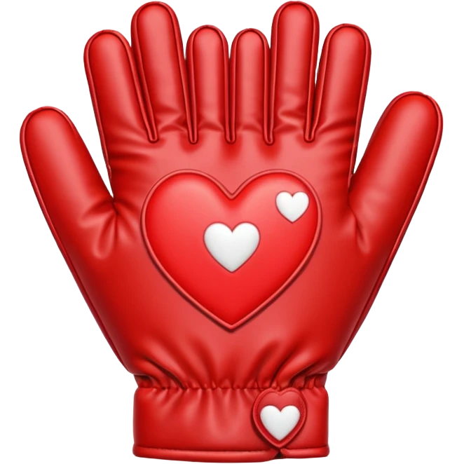 Love glove emoji