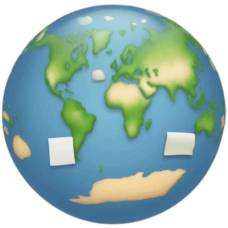 navigation worldmap software emoji