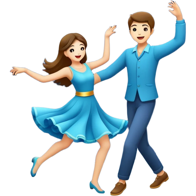 Dancing under the full moon emoji