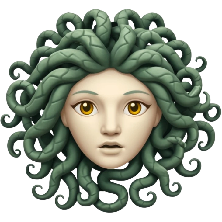 statue head medusa emoji