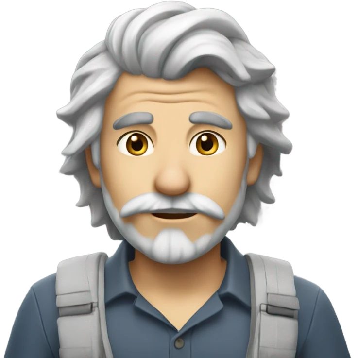 fiocco grigio emoji