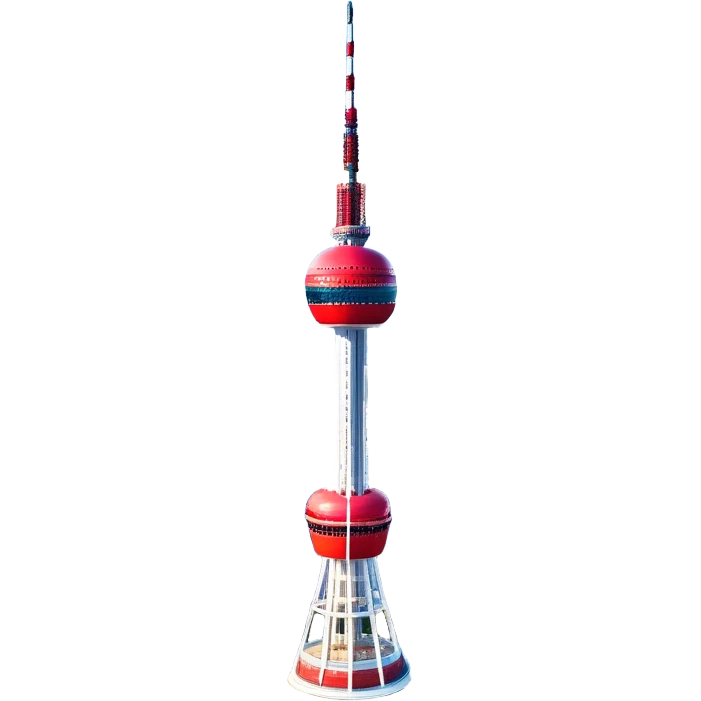 ​Cinematic Realistic N Seoul Tower, depicted in full daylight as a slender, single-column tower crowned by a cylindrical observation deck, set against a clear blue sky over Seoul’s vibrant cityscape, rendered with crisp architectural detail and bright, natural lighting that accentuates its modern elegance, emoji