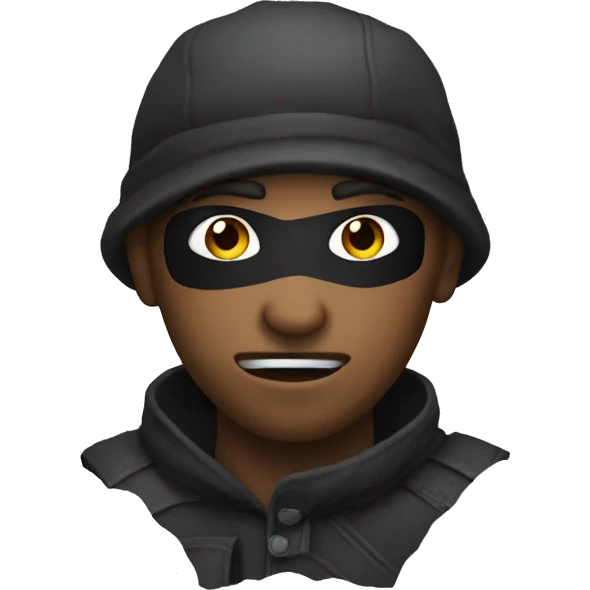 robber emoji, the one we remember emoji
