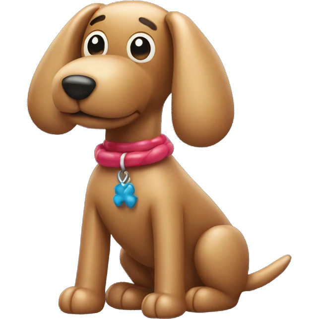 Balloon dog emoji
