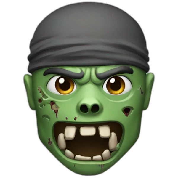 ninja zombie emoji