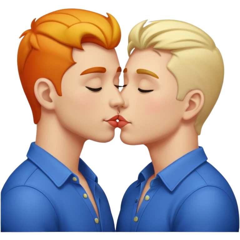 Gay men kissing  emoji