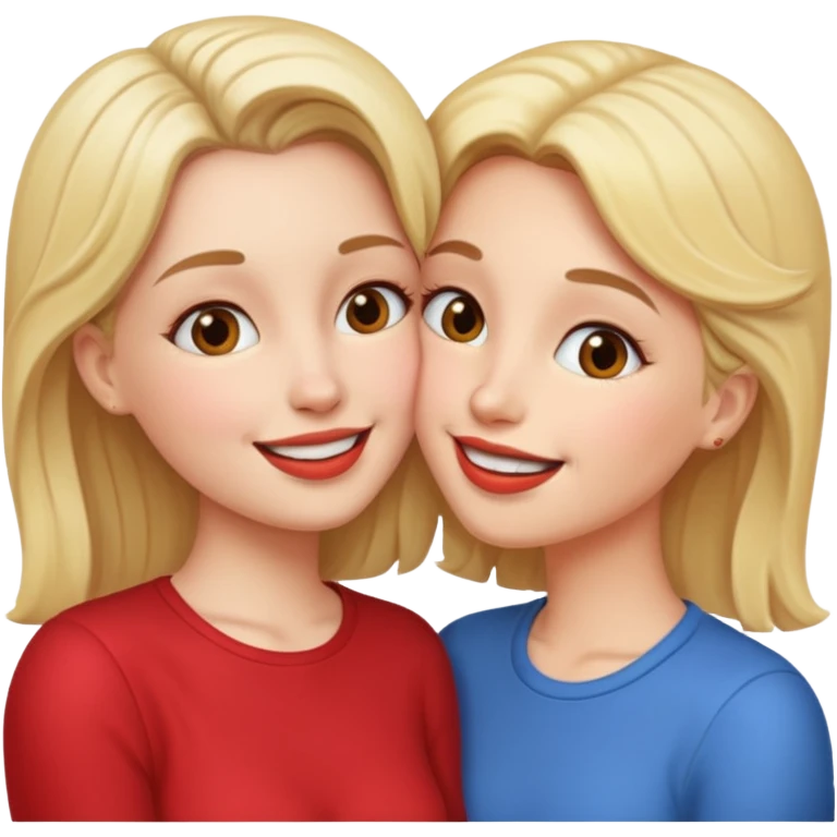 female couple kissing emoji