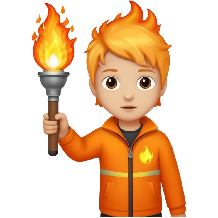 kid The torchbearer emoji