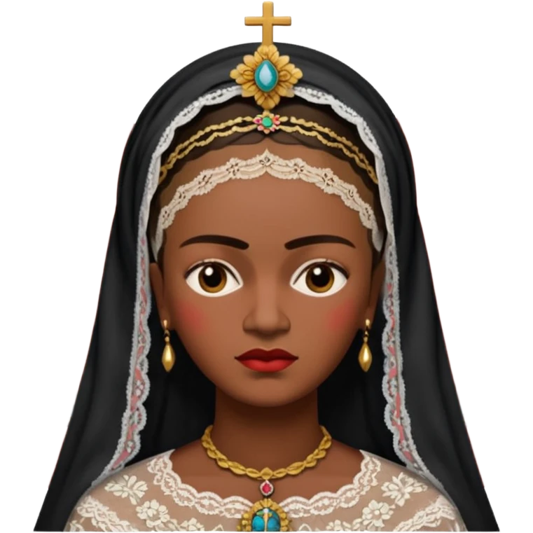 Frida Kahlo in church emoji
