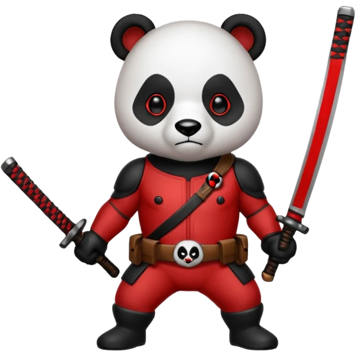 Panda Deadpool emoji
