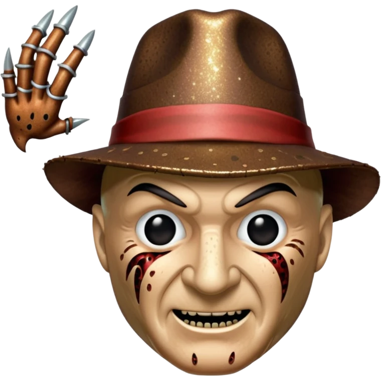 glitter claw freddy krueger emoji