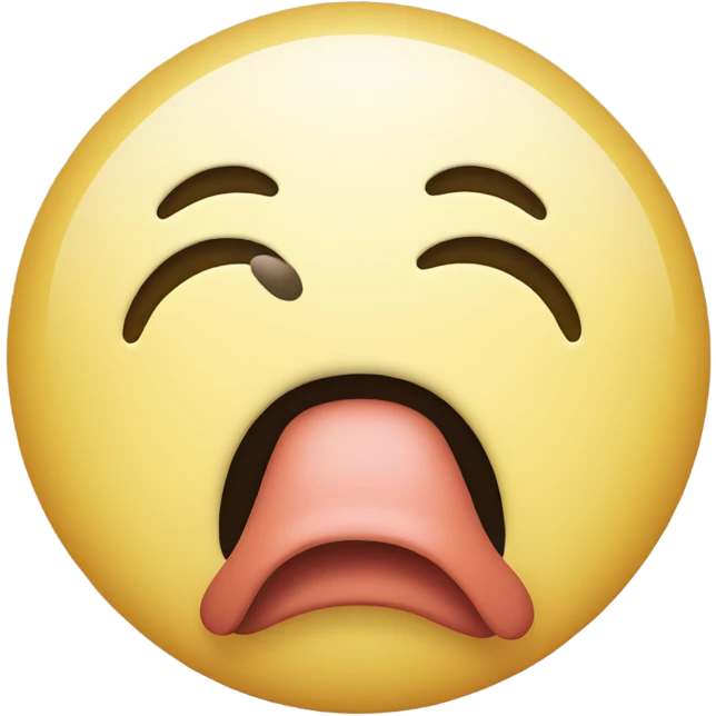 Smiley emoji sniffing in because it’s smelling something  emoji