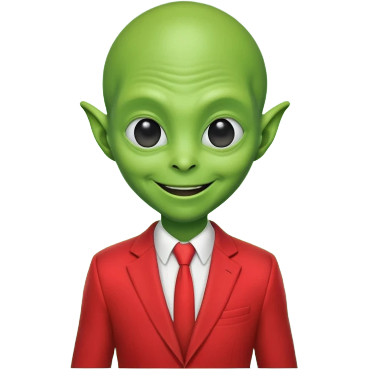 Alien man santa 
   emoji
