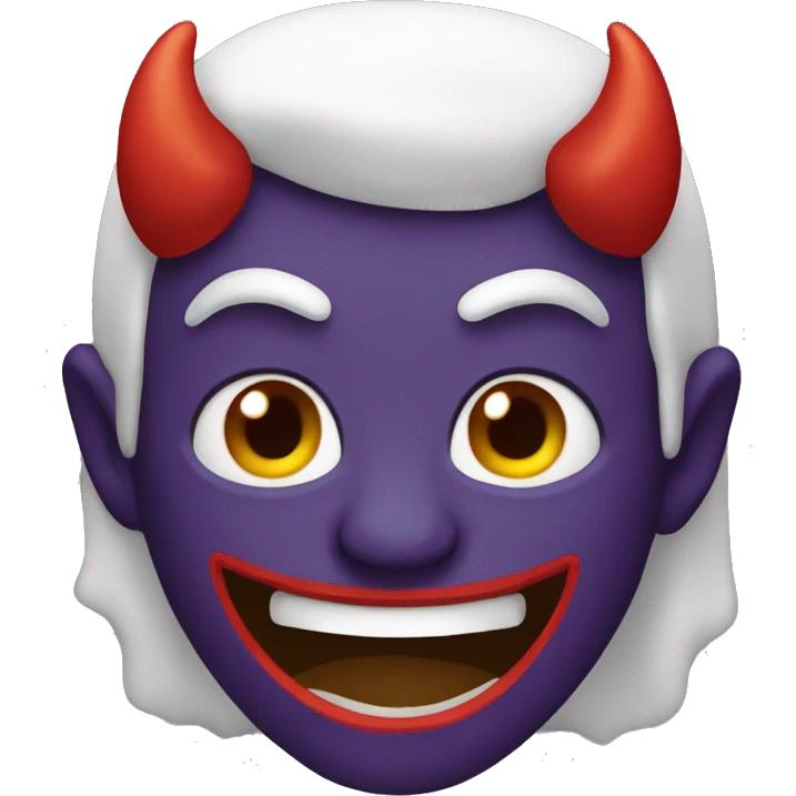 A devil emoji