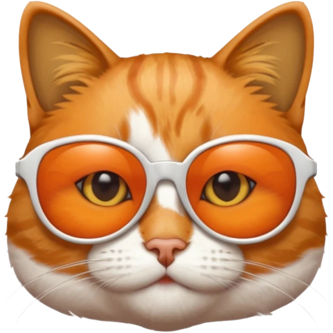 Cat wearing sunglasses emoji