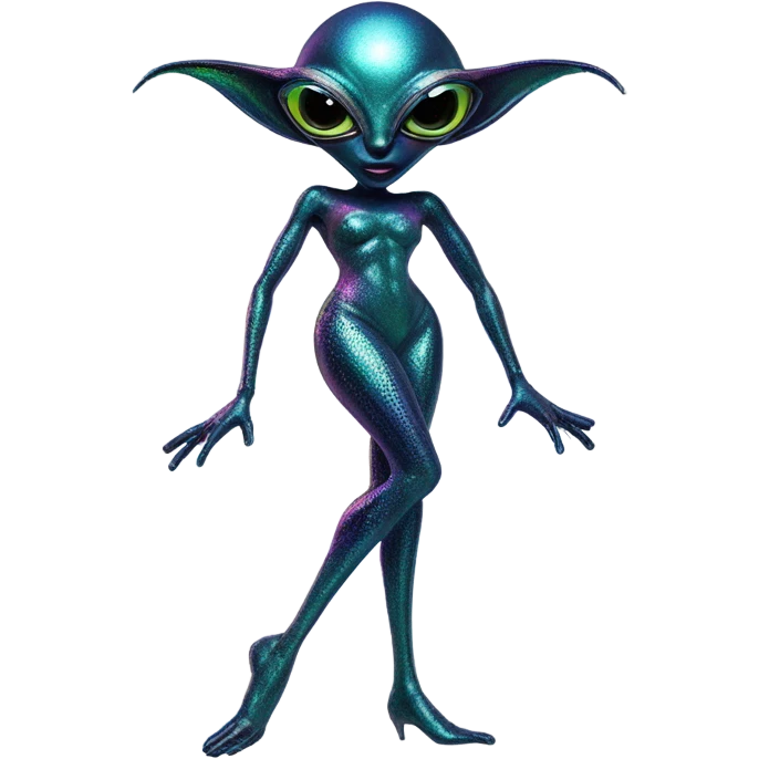 alien exotic dancer emoji