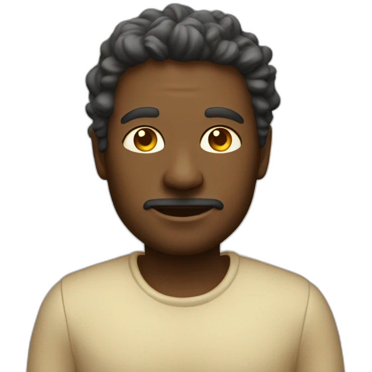 Homme qui étale de la crème solaire emoji