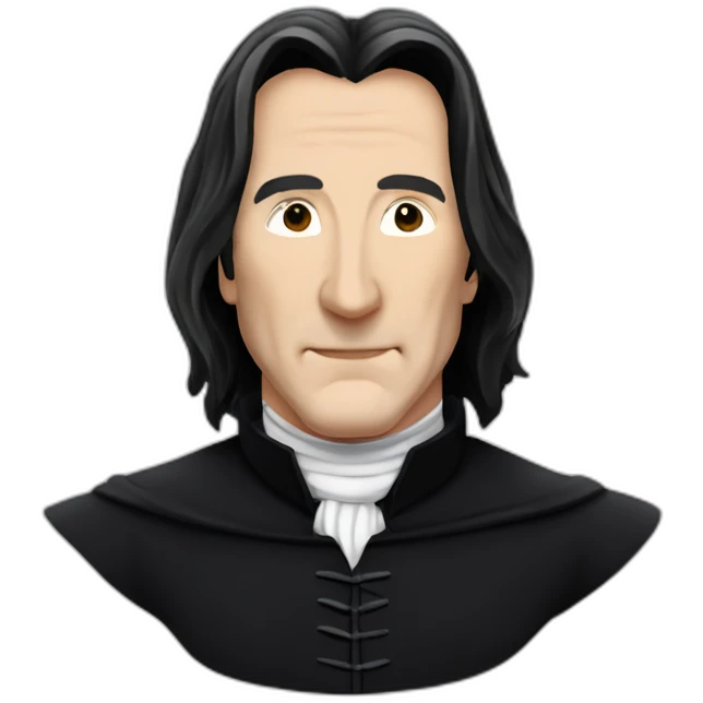 elegant Severus snape Alan rickman torso emoji
