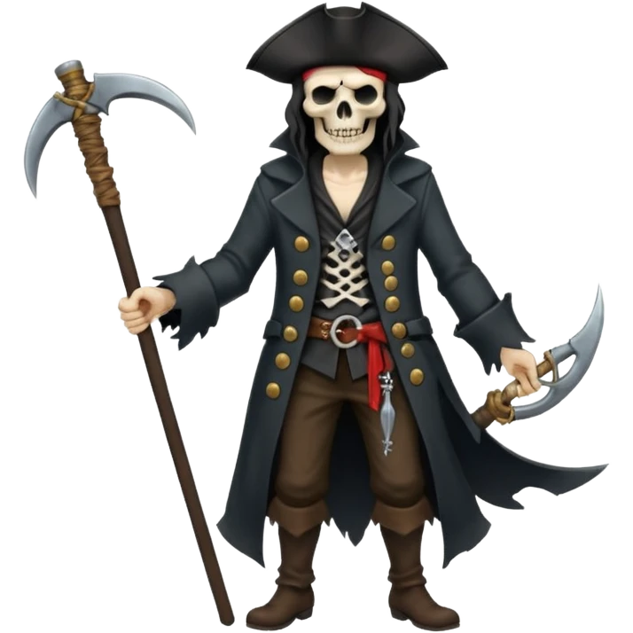 Pirate Grim Reaper emoji