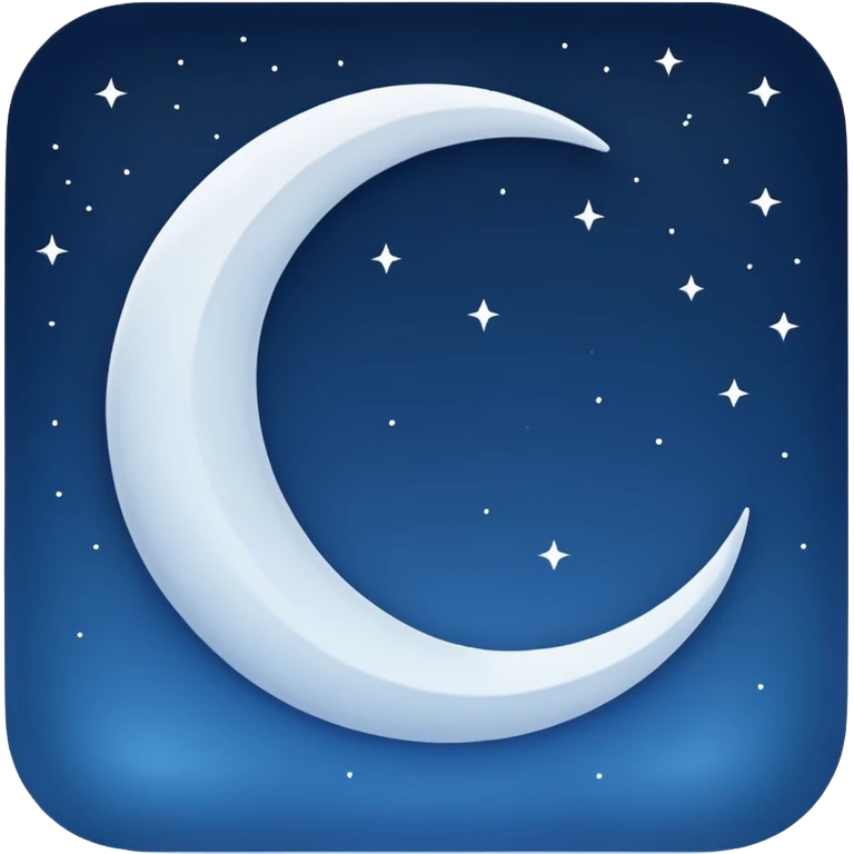 Genarate me a emoji of Dark mode moon like we got in our phones  emoji