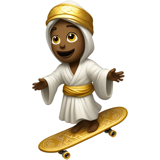 God on a skateboard  emoji