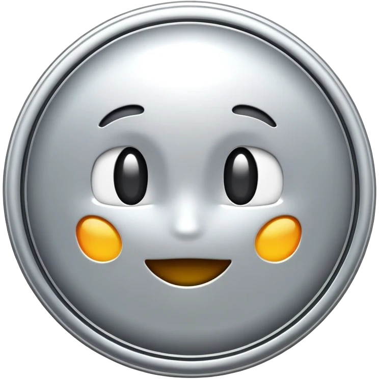 silver coin turn emoji